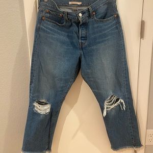 Levi wedgie straight jeans